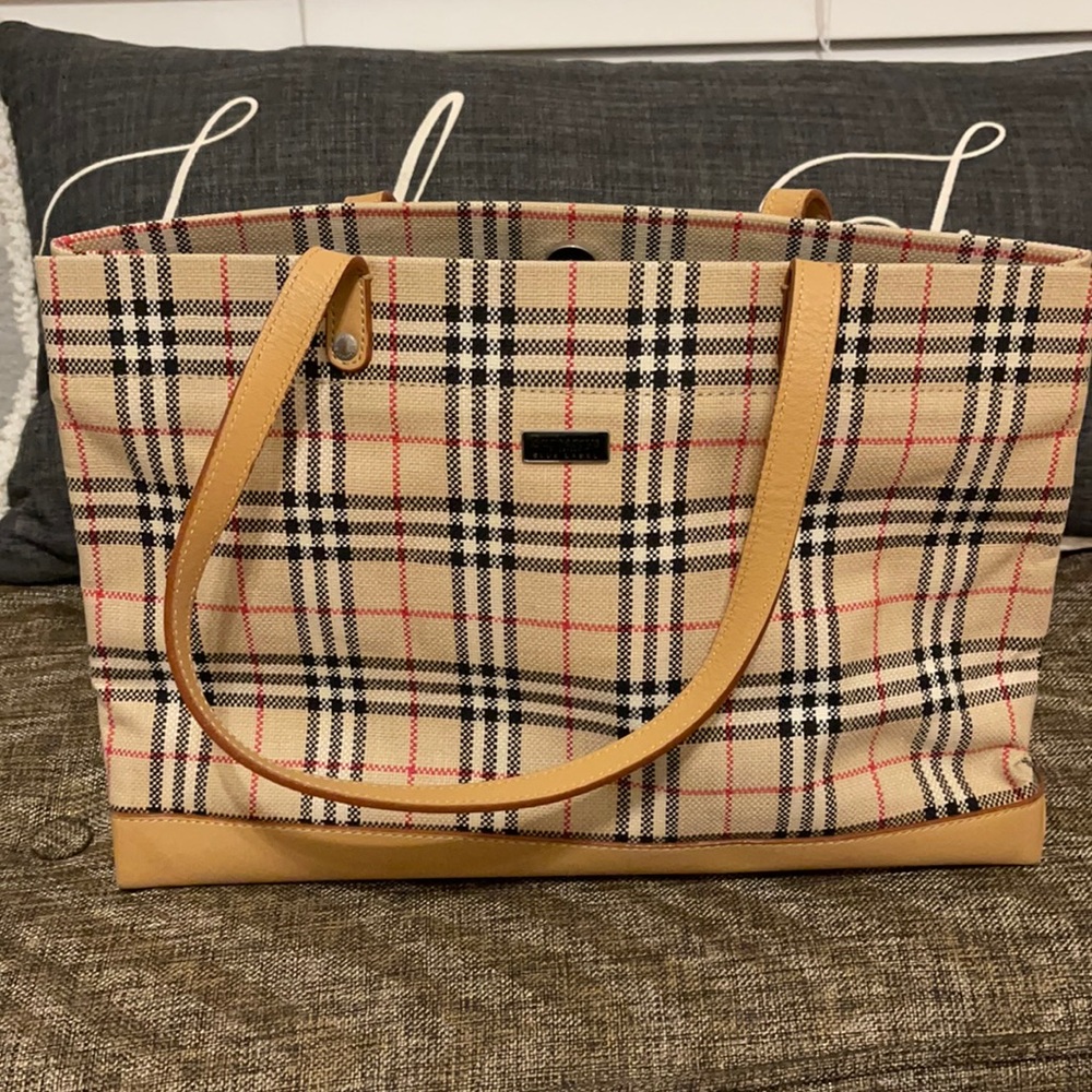 Authentic Burberry Blue Label tote rare